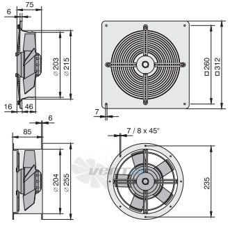 Rosenberg ER 200-4 - описание, технические характеристики, графики